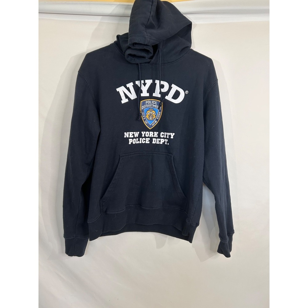 NYPD‎ Hoodie New York Police Department Blue Size Small Hoodie Vintage